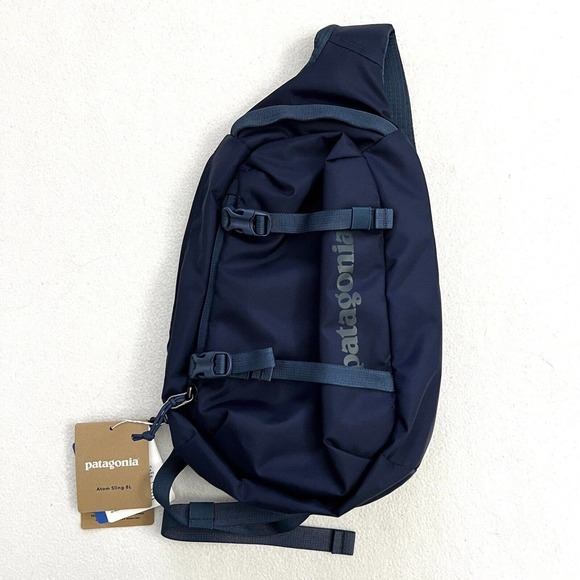 Patagonia Bags Nwt Patagonia Classic Navy Blue Atom Sling 8l Backpack Day Crossbody Bag